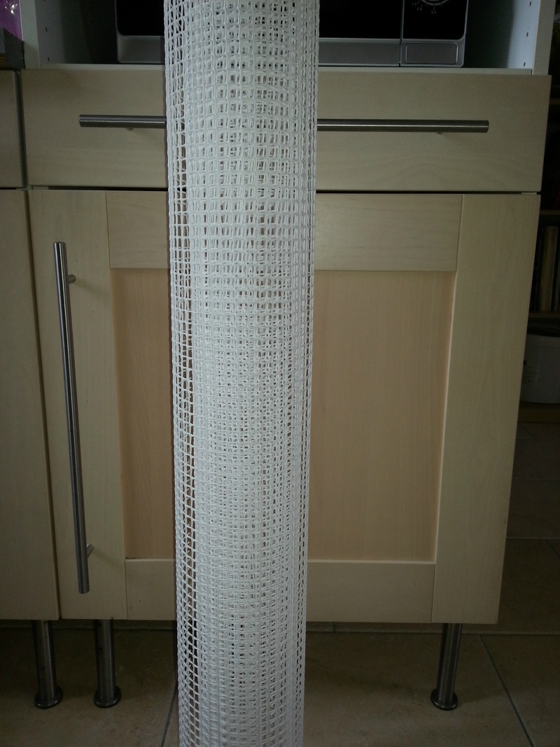 grillage souple blanc rouleau